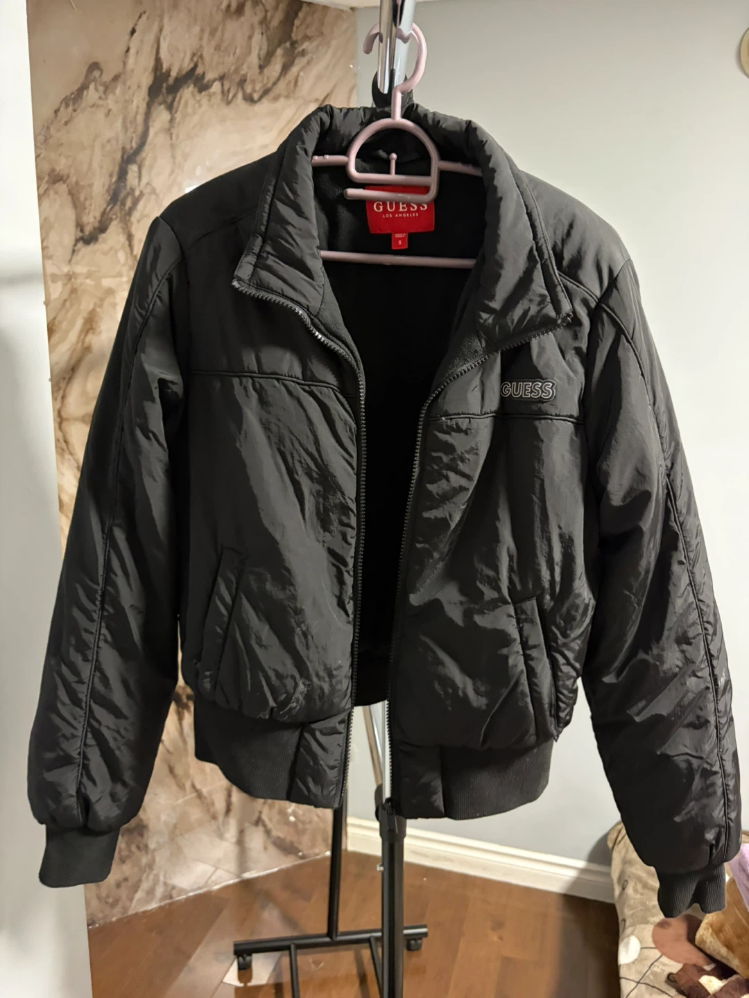 Guess Black Bomber Jacket - photo 3
