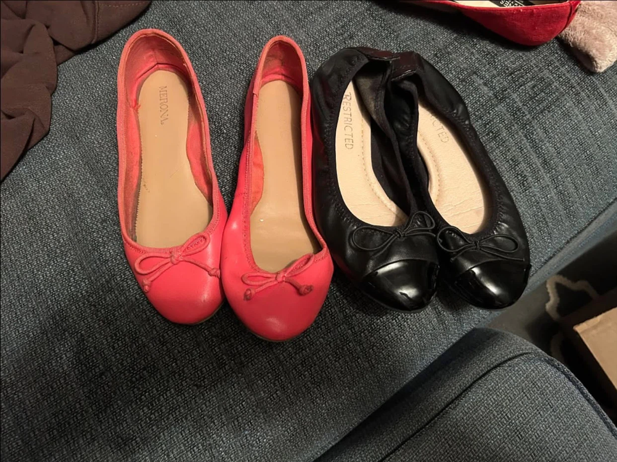 Two Pairs of Ballet Flats (Size 6)