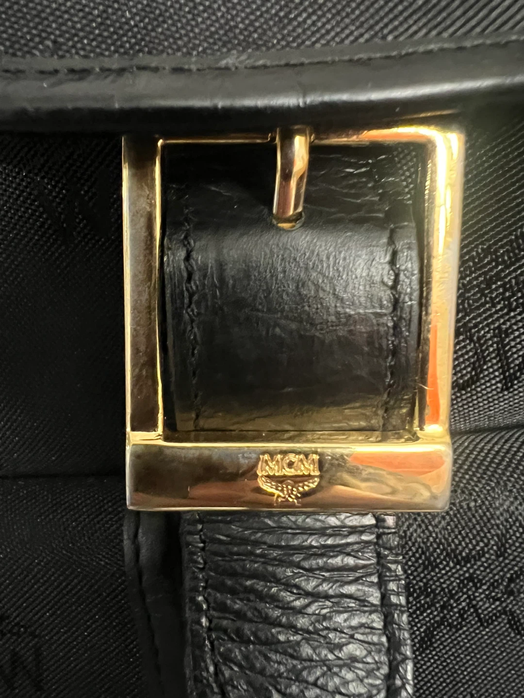 MCM Black Monogram Backpack - photo 4