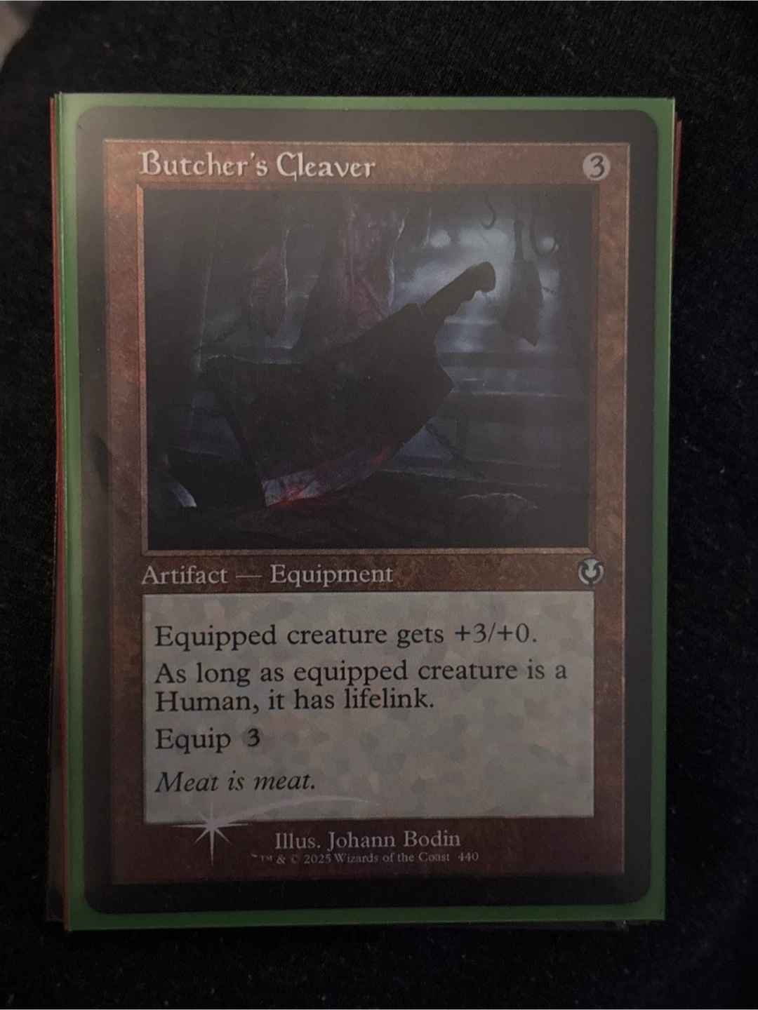 Butcher's Cleaver Magic The Gathering Card