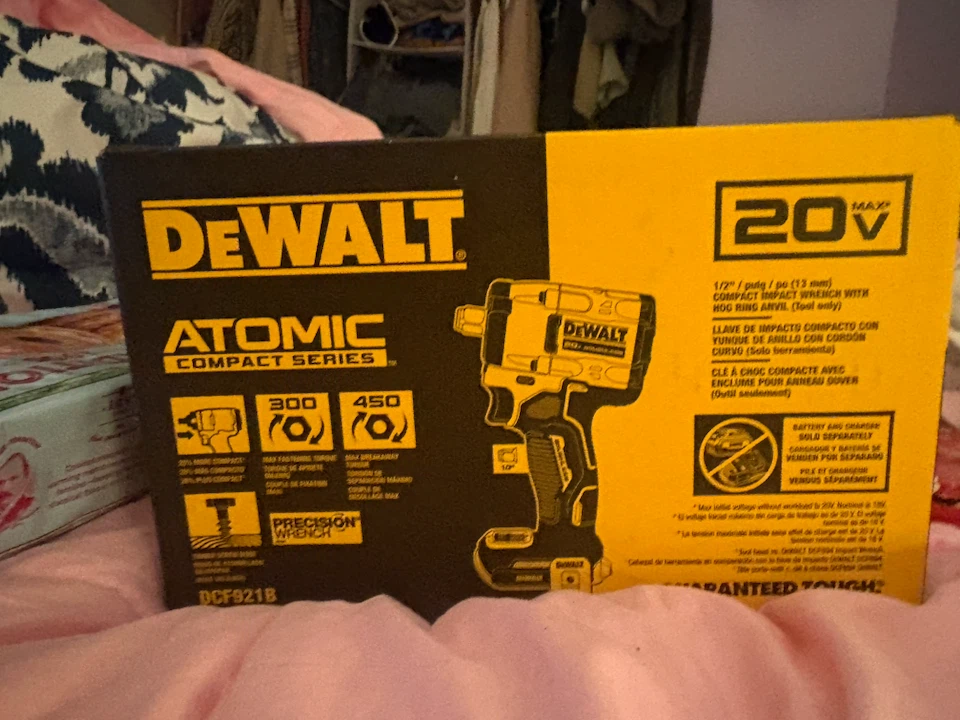 DeWalt ATOMIC 20V MAX Impact Wrench DCF921B