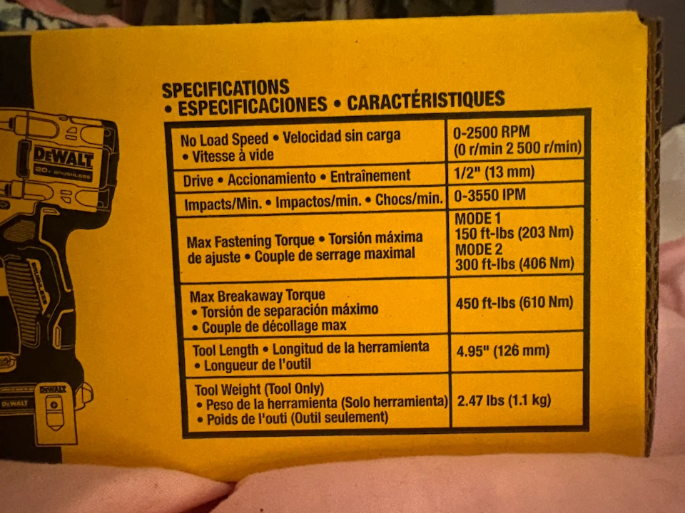 DeWalt ATOMIC 20V MAX Impact Wrench DCF921B - photo 2