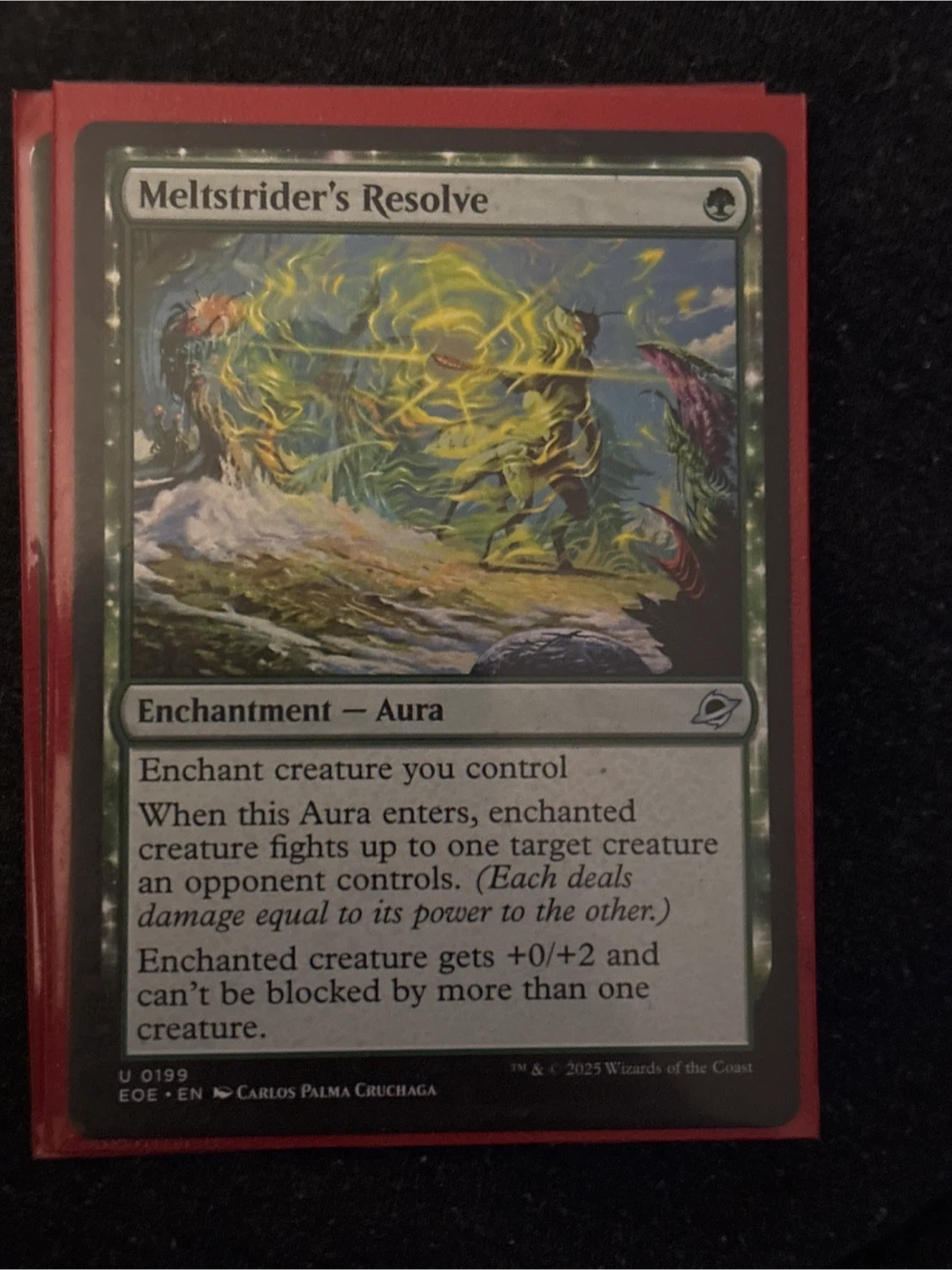 Meltstrider's Resolve Magic The Gathering Card