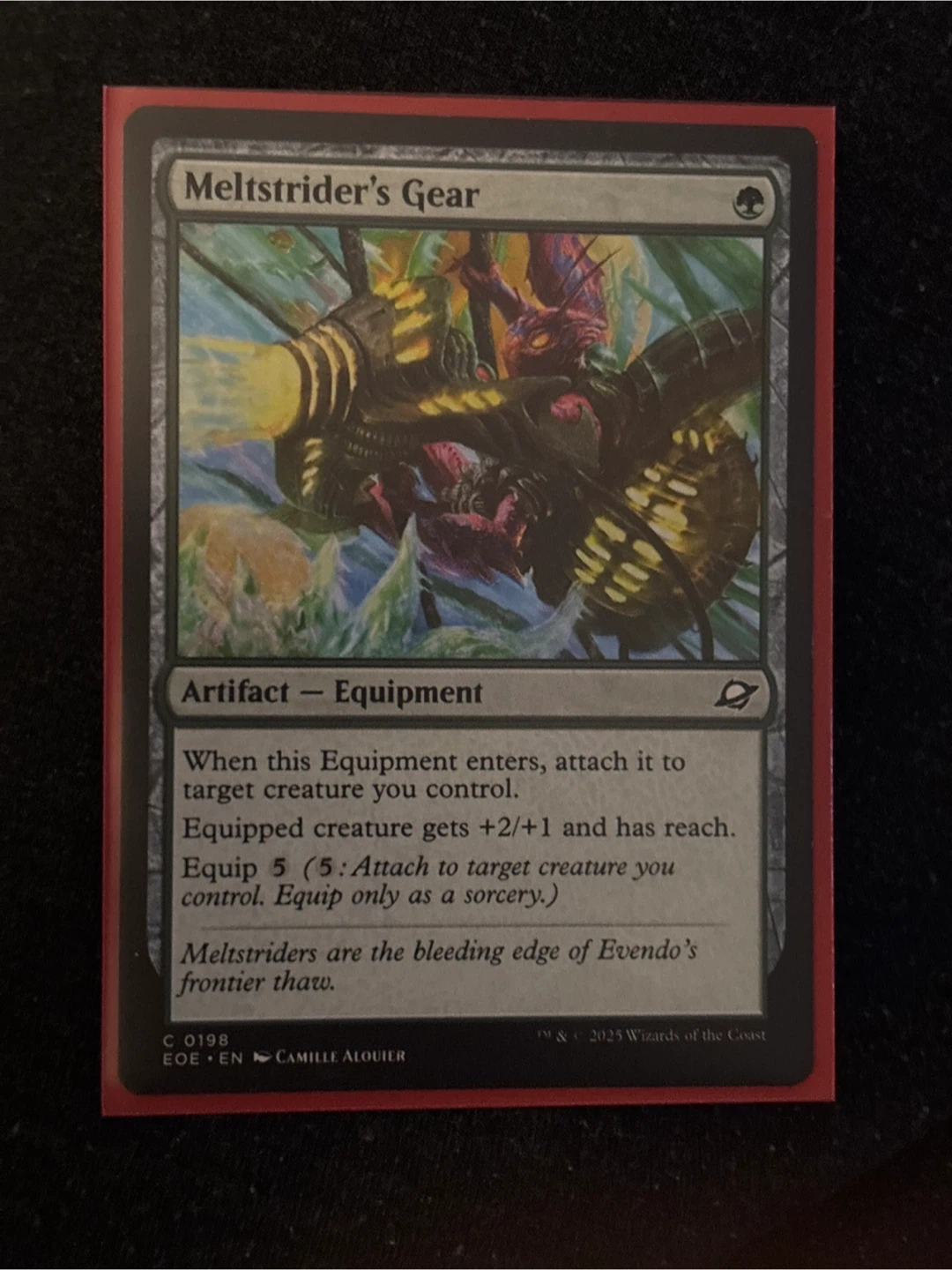 Meltstrider's Gear Magic the Gathering Card