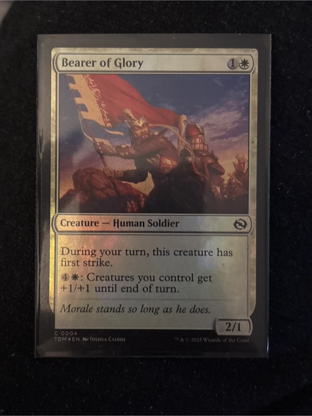 Bearer of Glory Magic the Gathering Card
