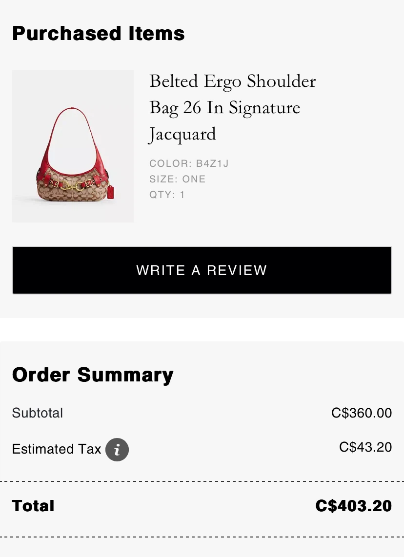 Coach Signature Belted Ergo Shoulder Bag - photo 2