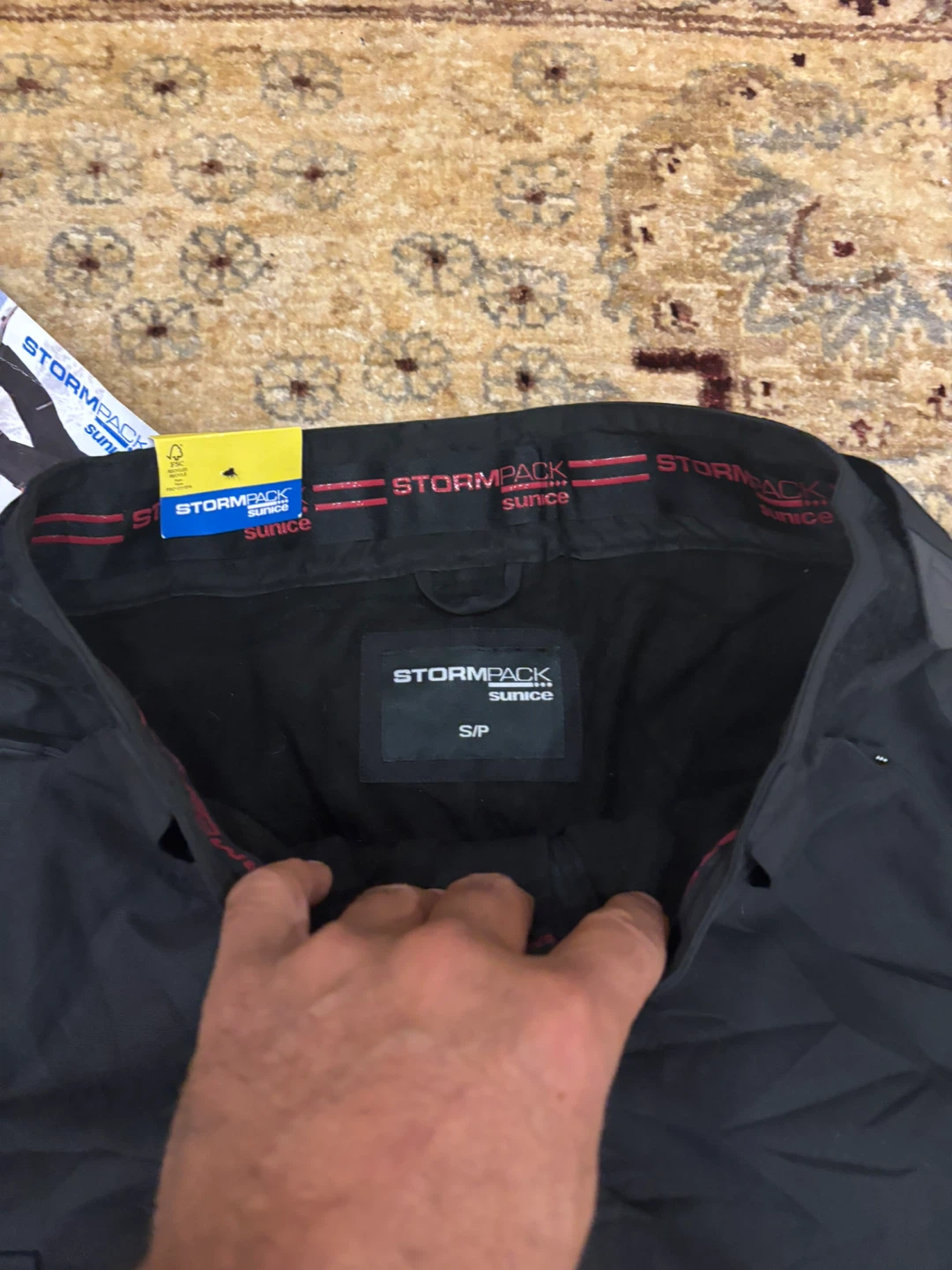 Sunice Stormpack Men's Snow Pants Black Small - photo 4