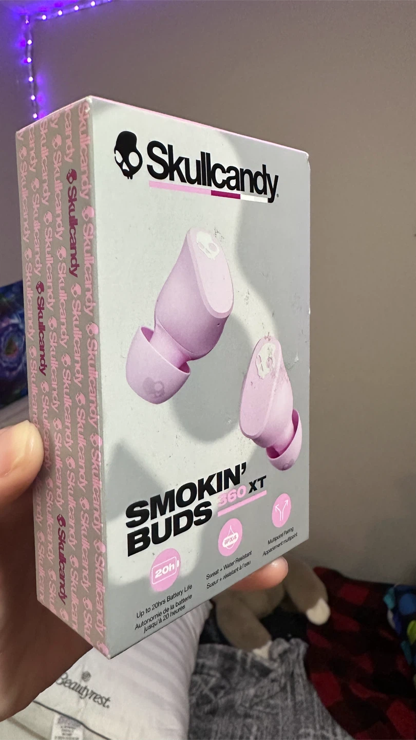 Skullcandy Smokin’ Buds XT Wireless Earbuds – Pink – New - photo 3
