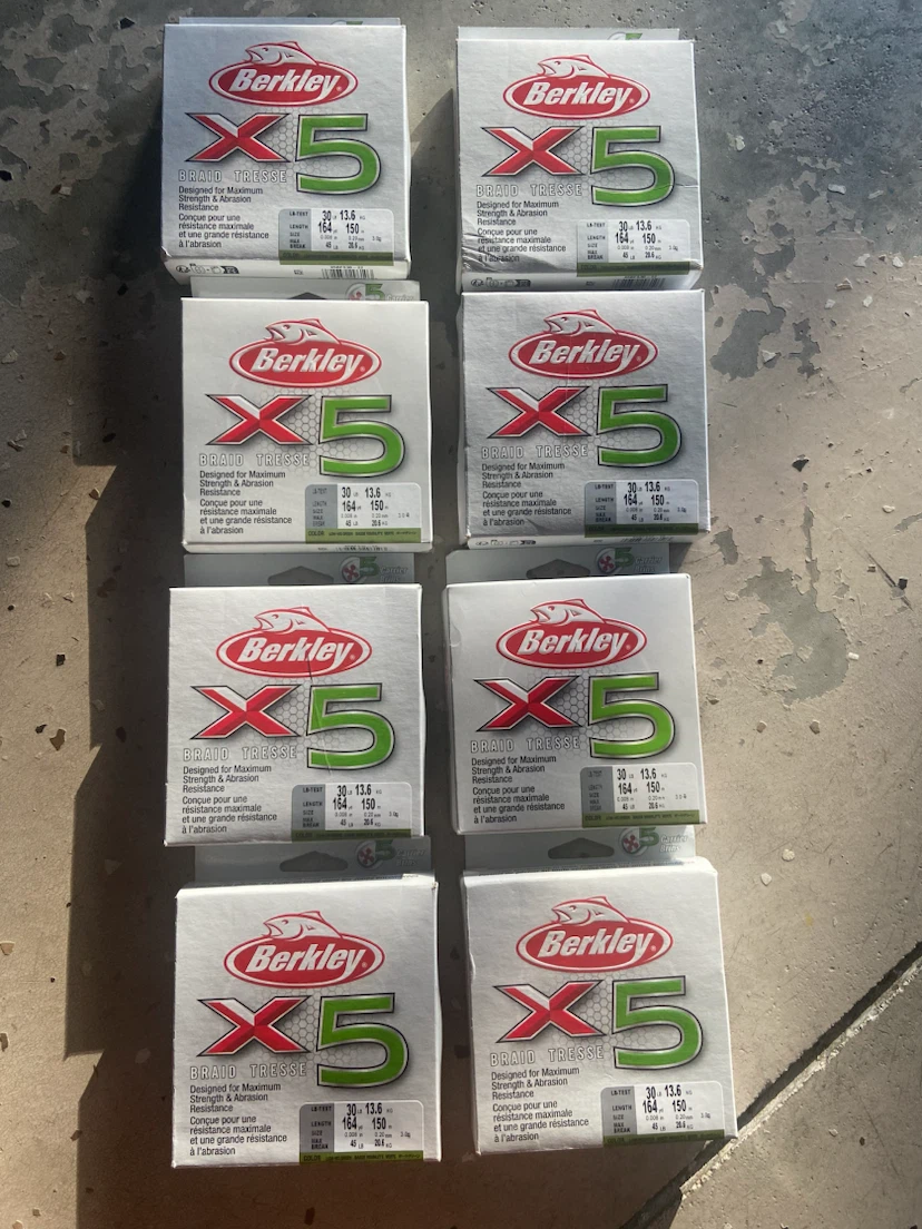 Berkley X5 Braid Fishing Line 30lb