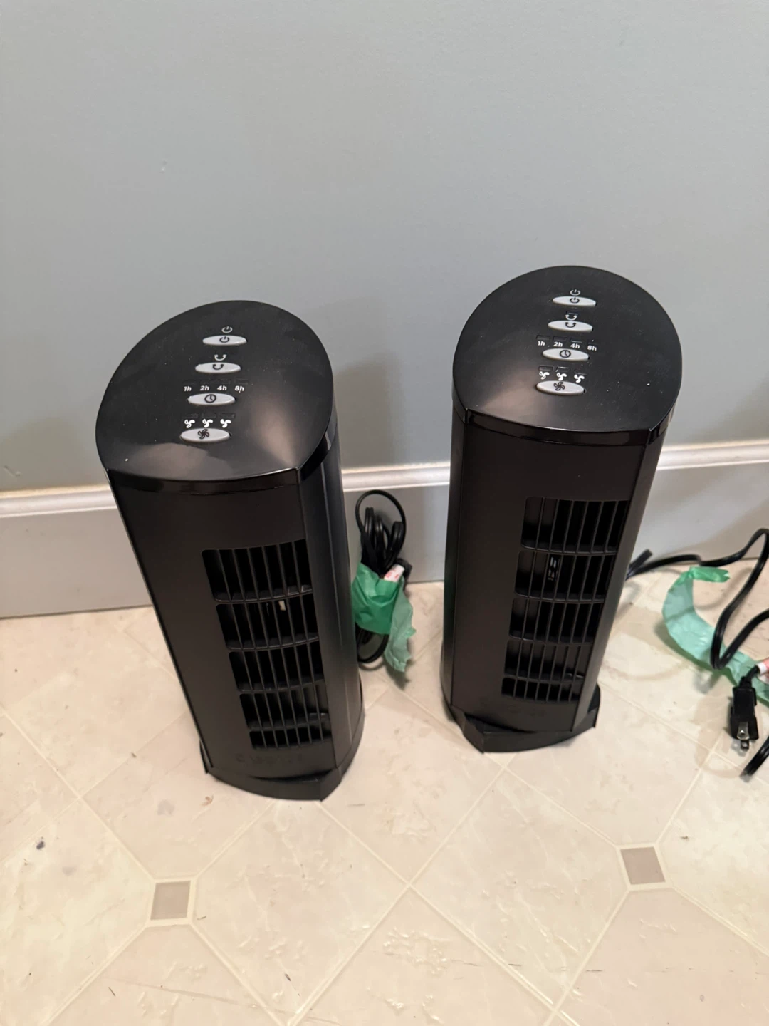 2 Lasko Tower Fans – Moving Sale – $50 OBO