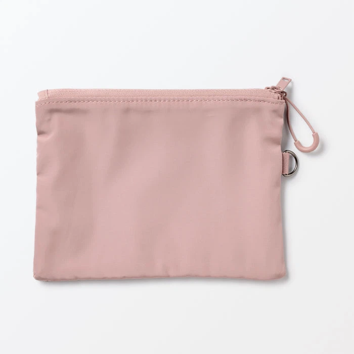 MUJI Polyester Two Zipper Case_Medium_Color: Pink_NWT - photo 2