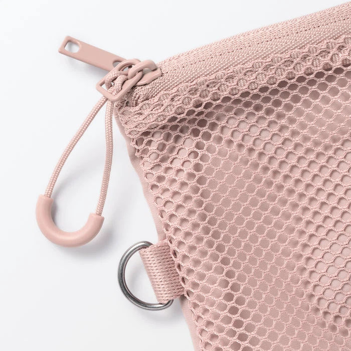 MUJI Polyester Two Zipper Case_Medium_Color: Pink_NWT - photo 3
