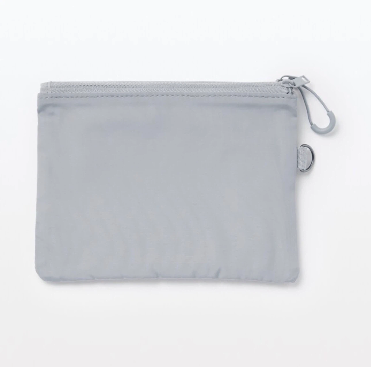 MUJI Polyester Two Zipper Case_Medium_Gray_NWT - photo 2