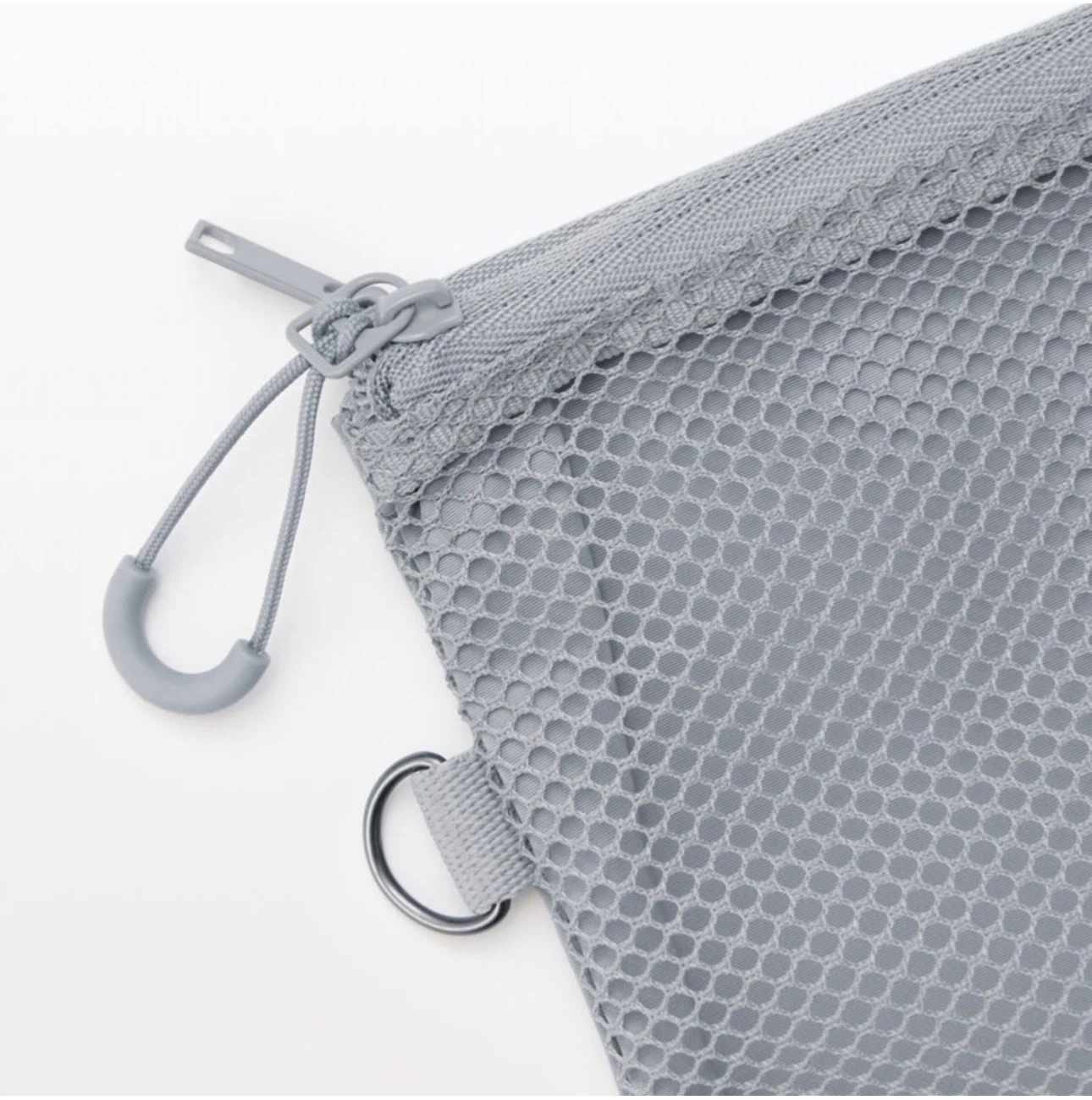 MUJI Polyester Two Zipper Case_Medium_Gray_NWT - photo 3