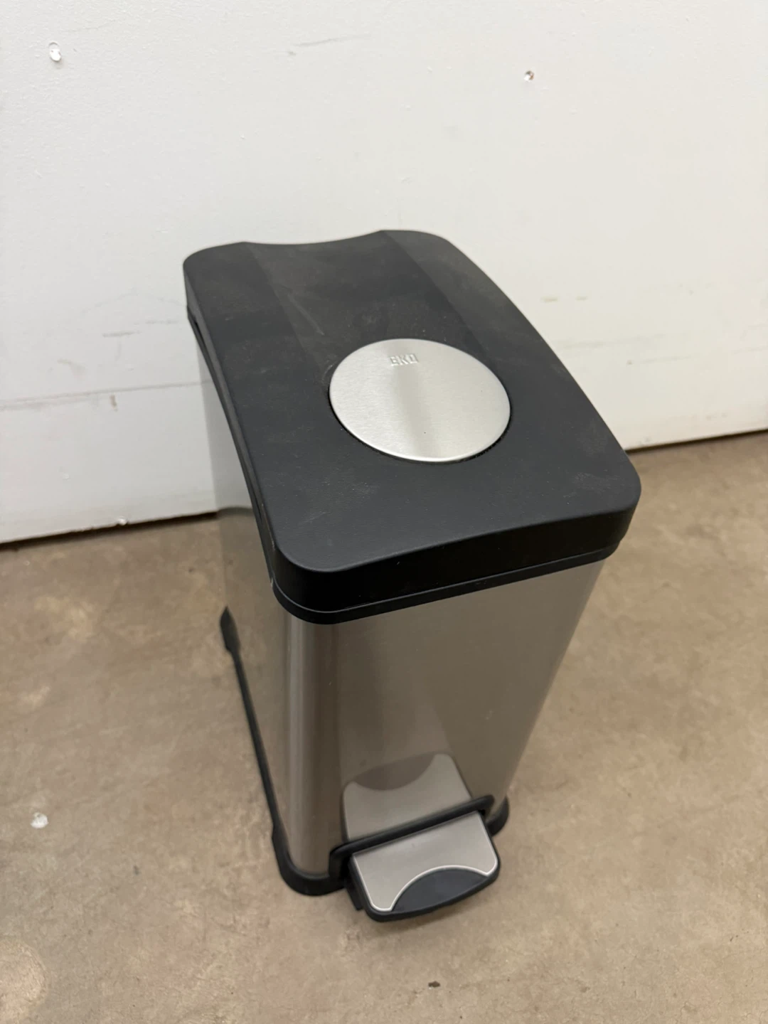 EKO Stainless Steel Step Trash Can – $35