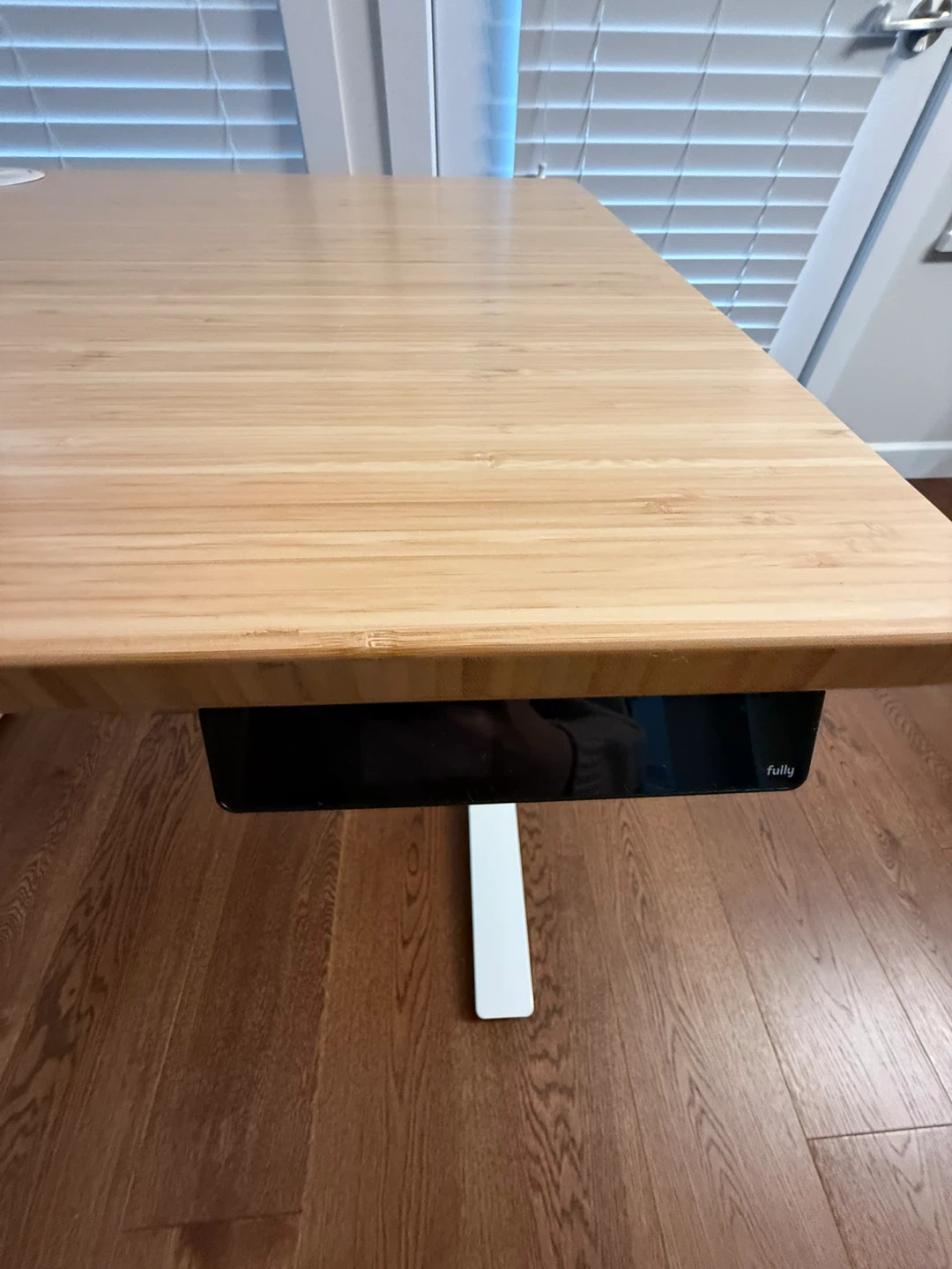 Fully Electric Standing Desk – Bamboo Top – $300 - photo 2