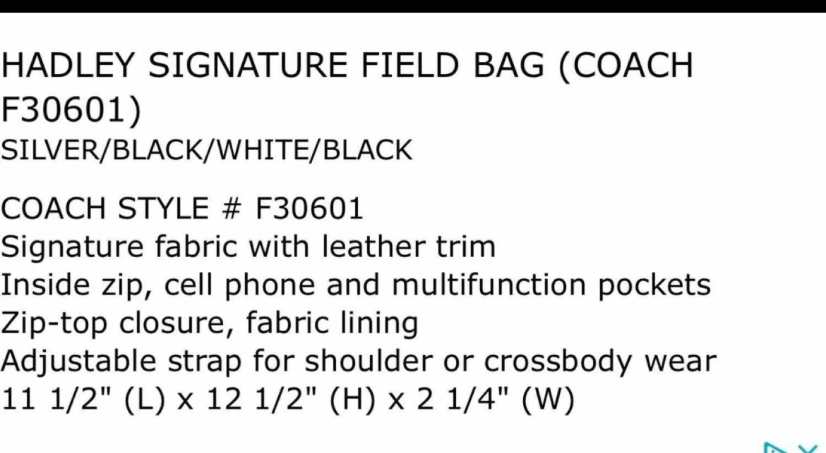 Coach Hadley Signature Field Bag - photo 5