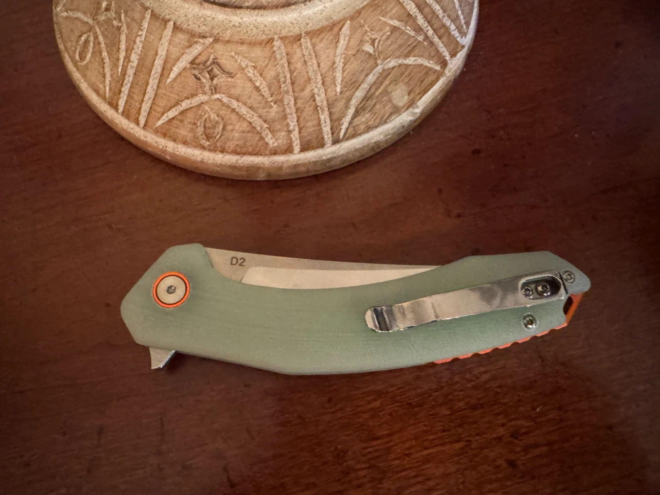 Folding Knife with D2 Steel Blade - photo 2