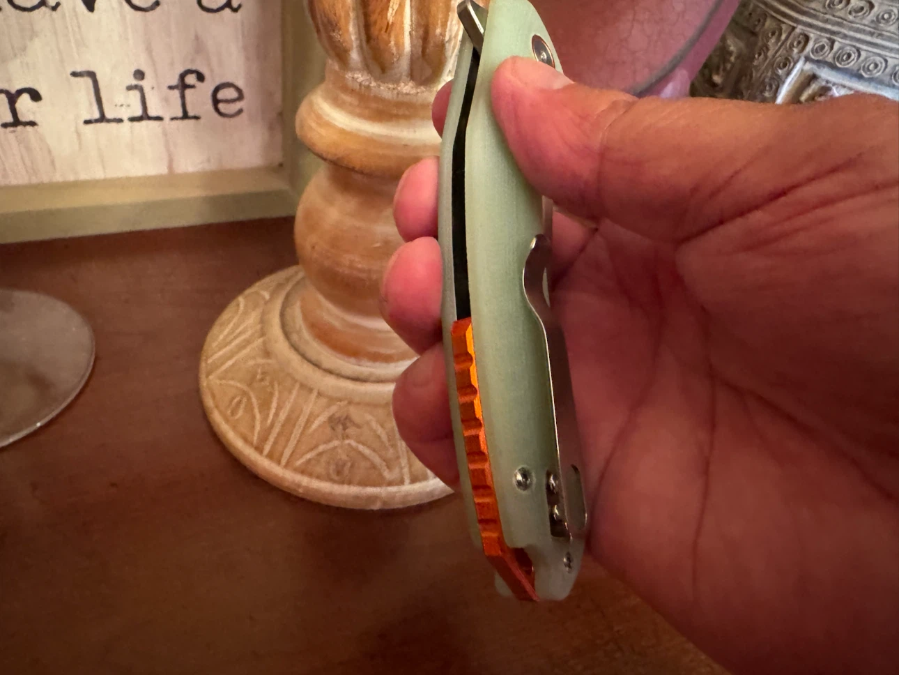 Folding Knife with D2 Steel Blade - photo 3