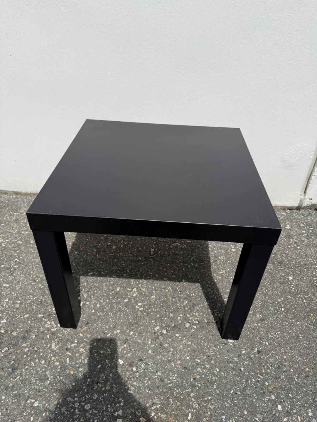 2 Black Square Side Tables / End Tables – $25 for Both