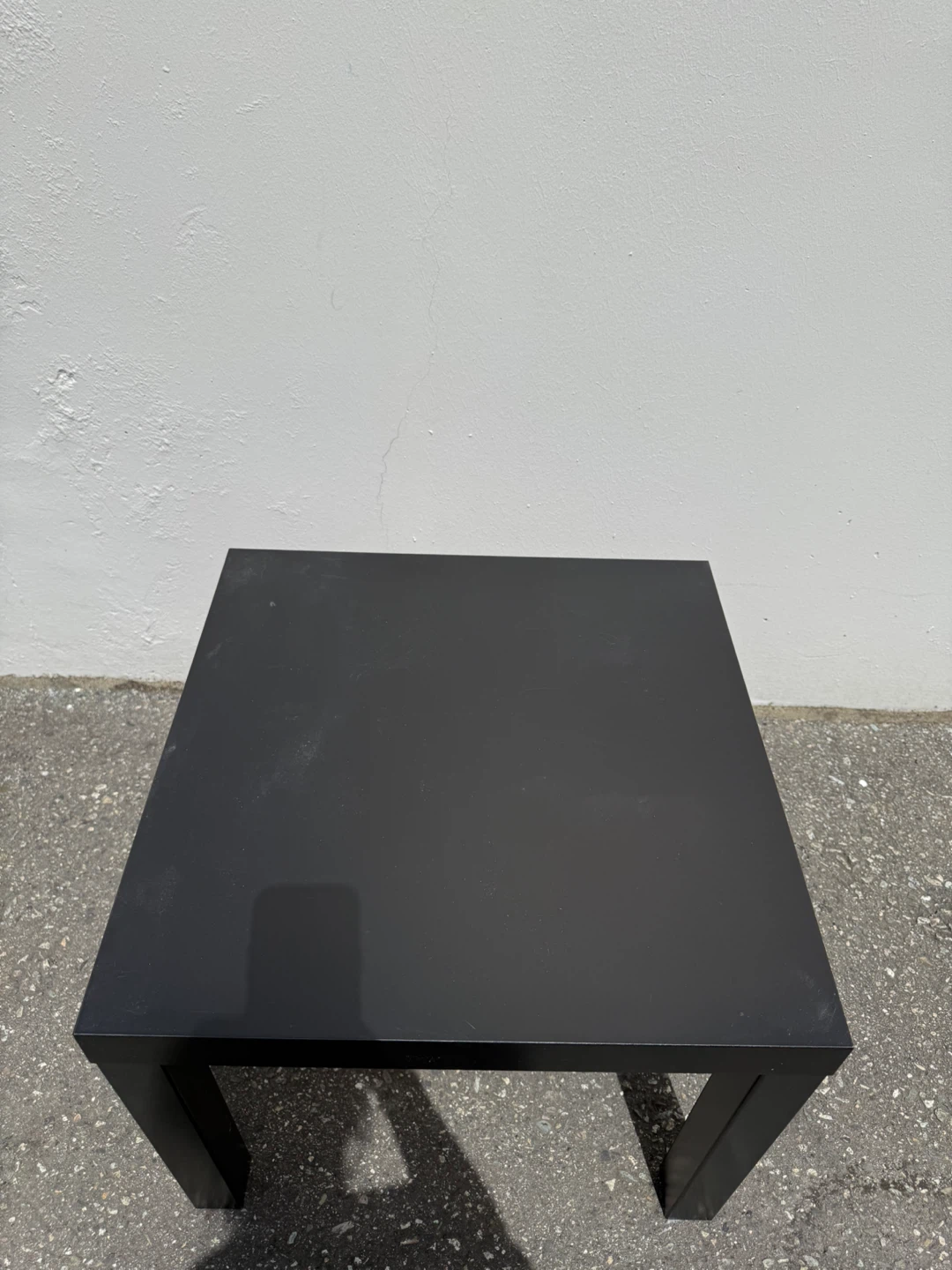 2 Black Square Side Tables / End Tables – $25 for Both - photo 2