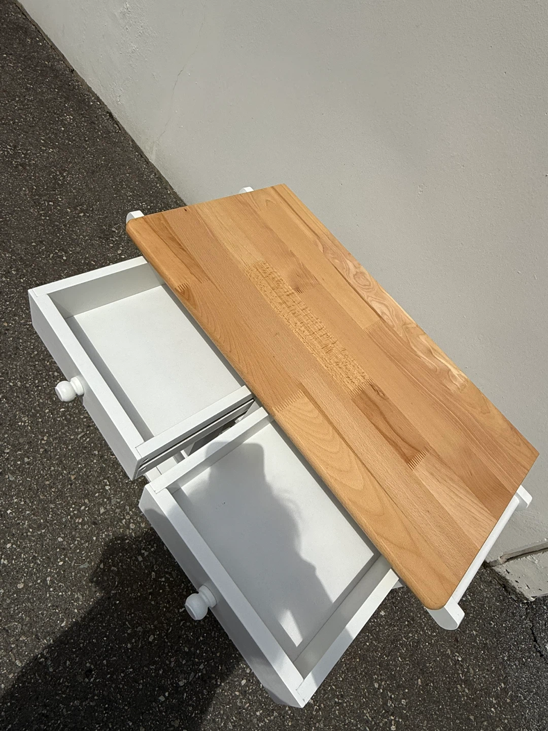 Space-Saving Folding Dining Table with 2 Stools – $150 - photo 2
