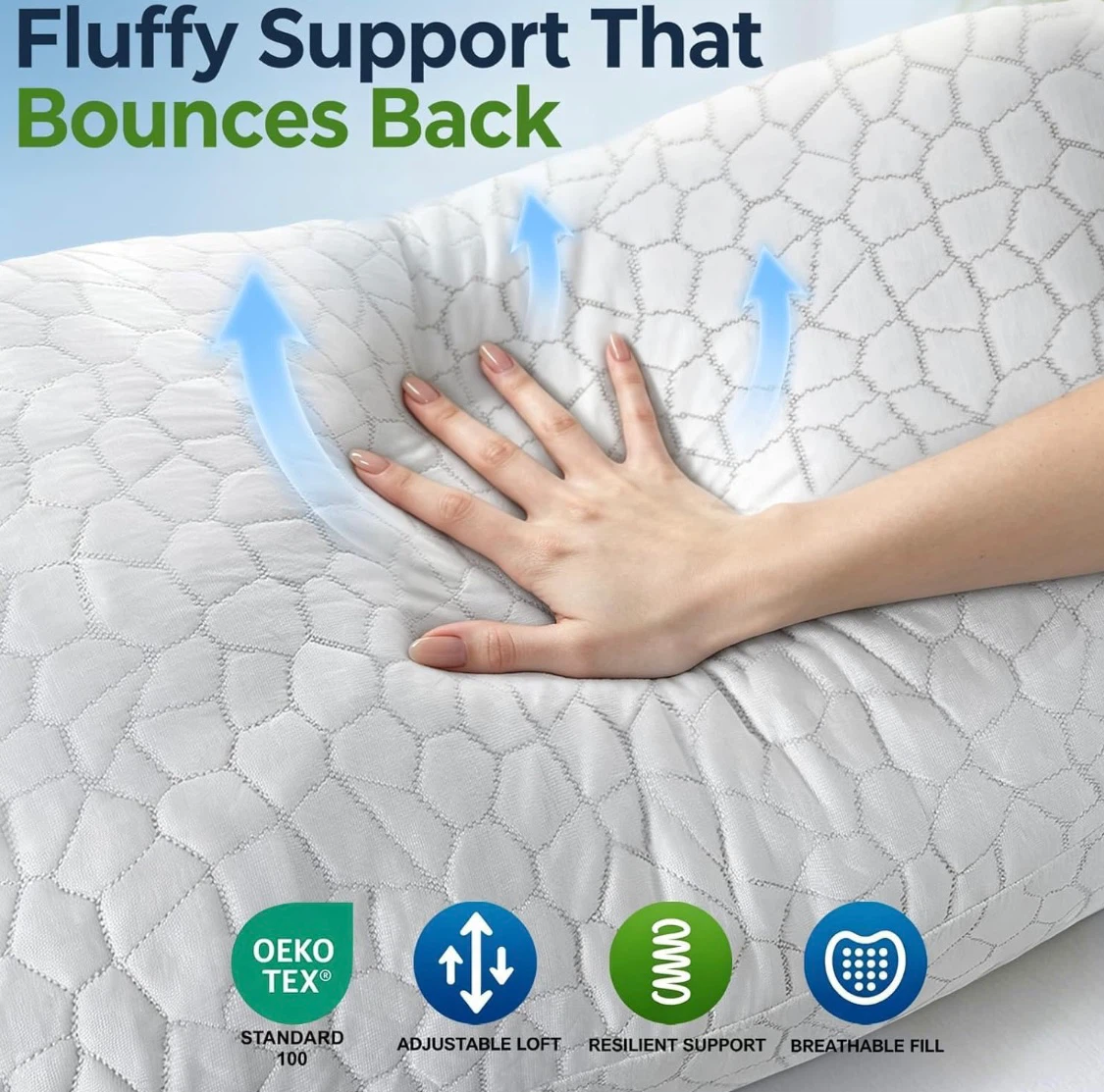 SUPA MODERN Cooling Pillow Queen Size Set of 2 - photo 5