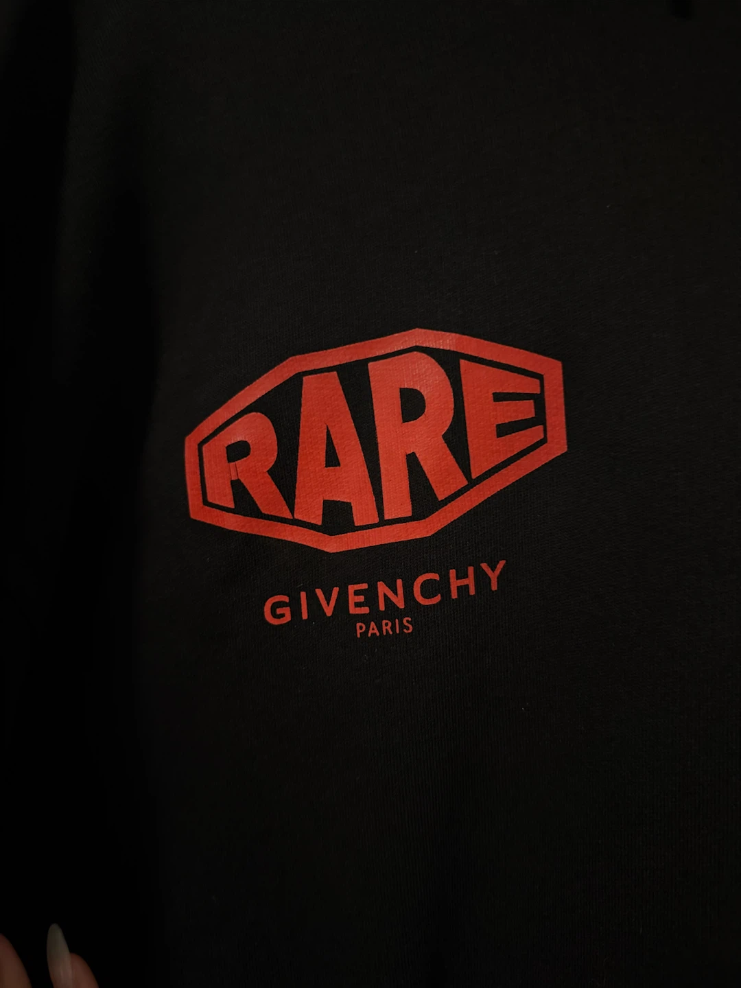 Givenchy Rare Spirit Hoodie - Black - Size S - photo 2
