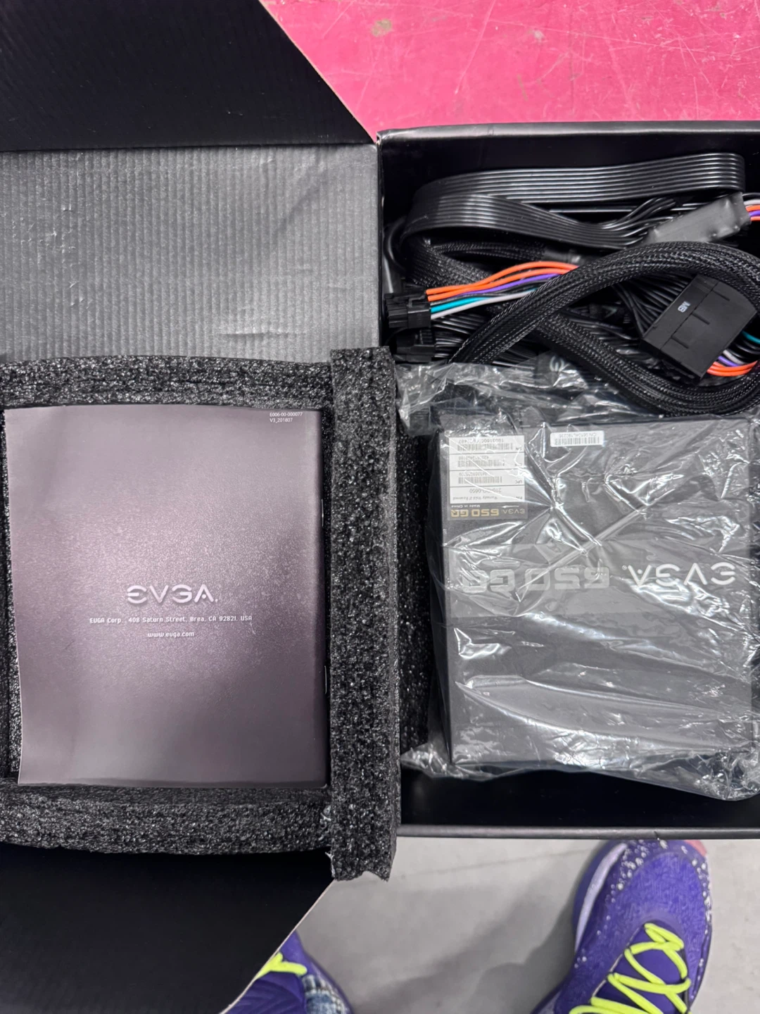 EVGA 650 GQ 80 Plus Gold Power Supply - photo 2