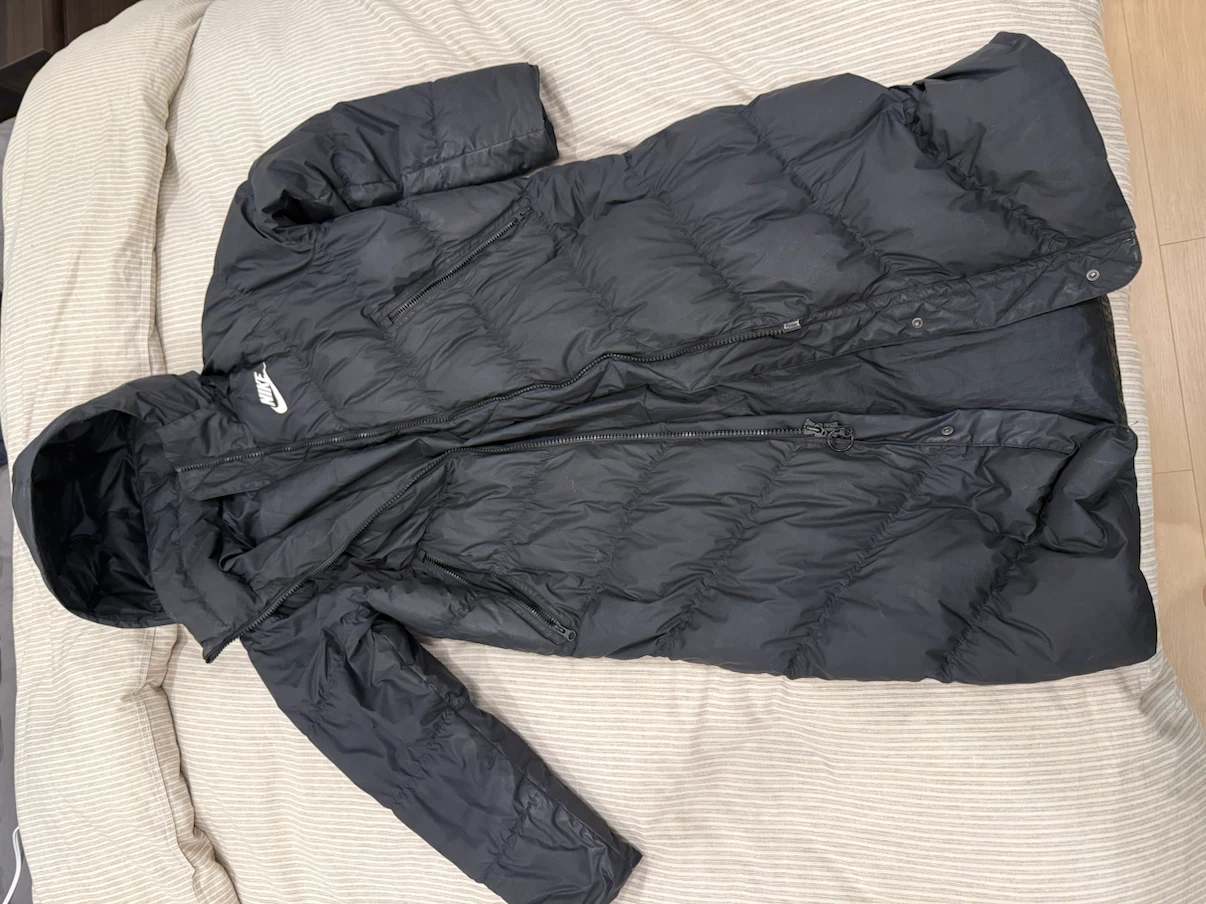 Nike Long Black Puffer Jacket - photo 2
