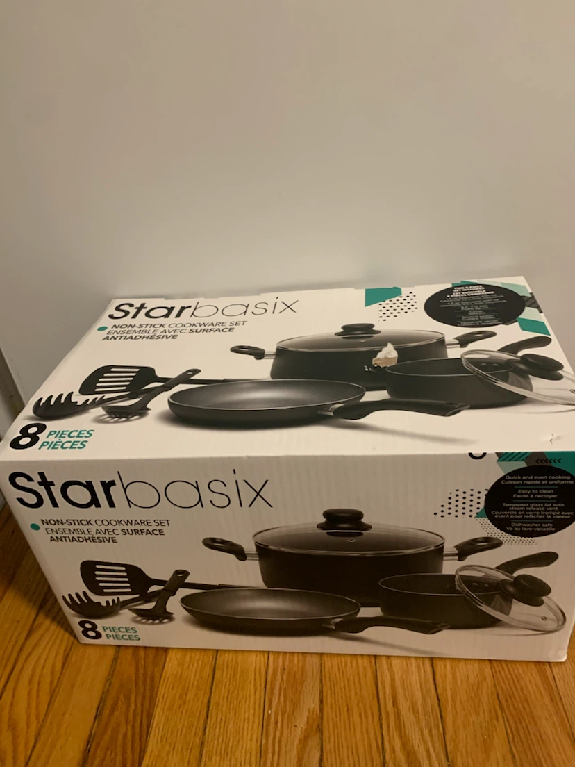 Starbasix 8-Piece Non-Stick Cookware Set - photo 2