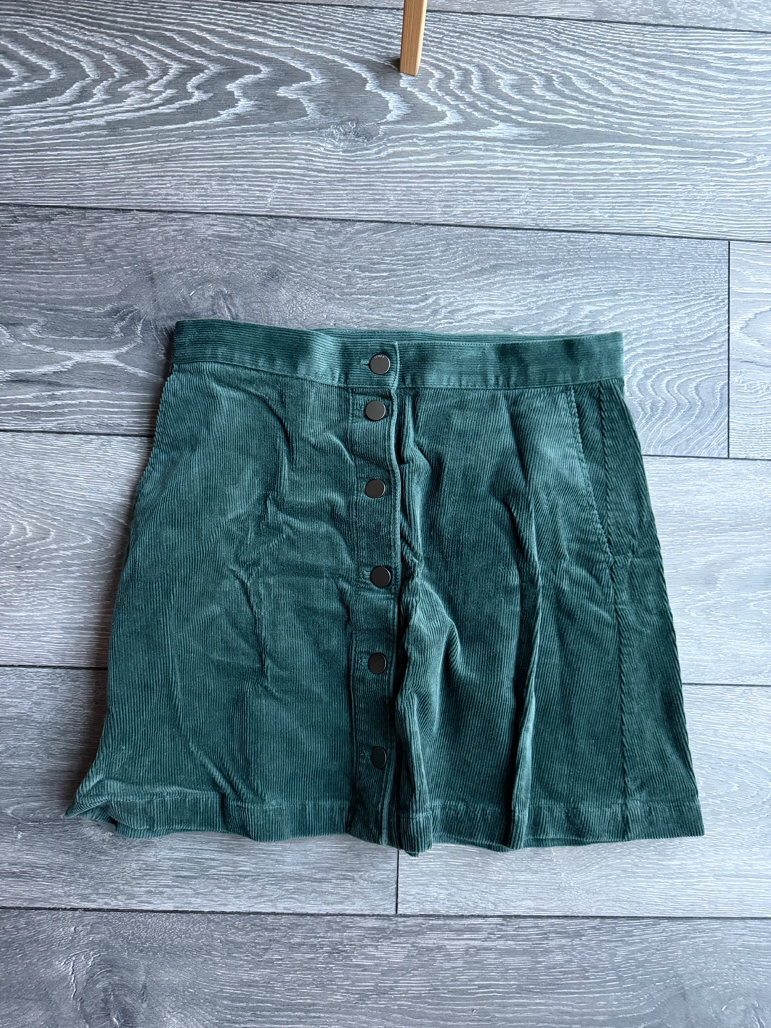 Uniqlo Dark Green Corduroy Skirt