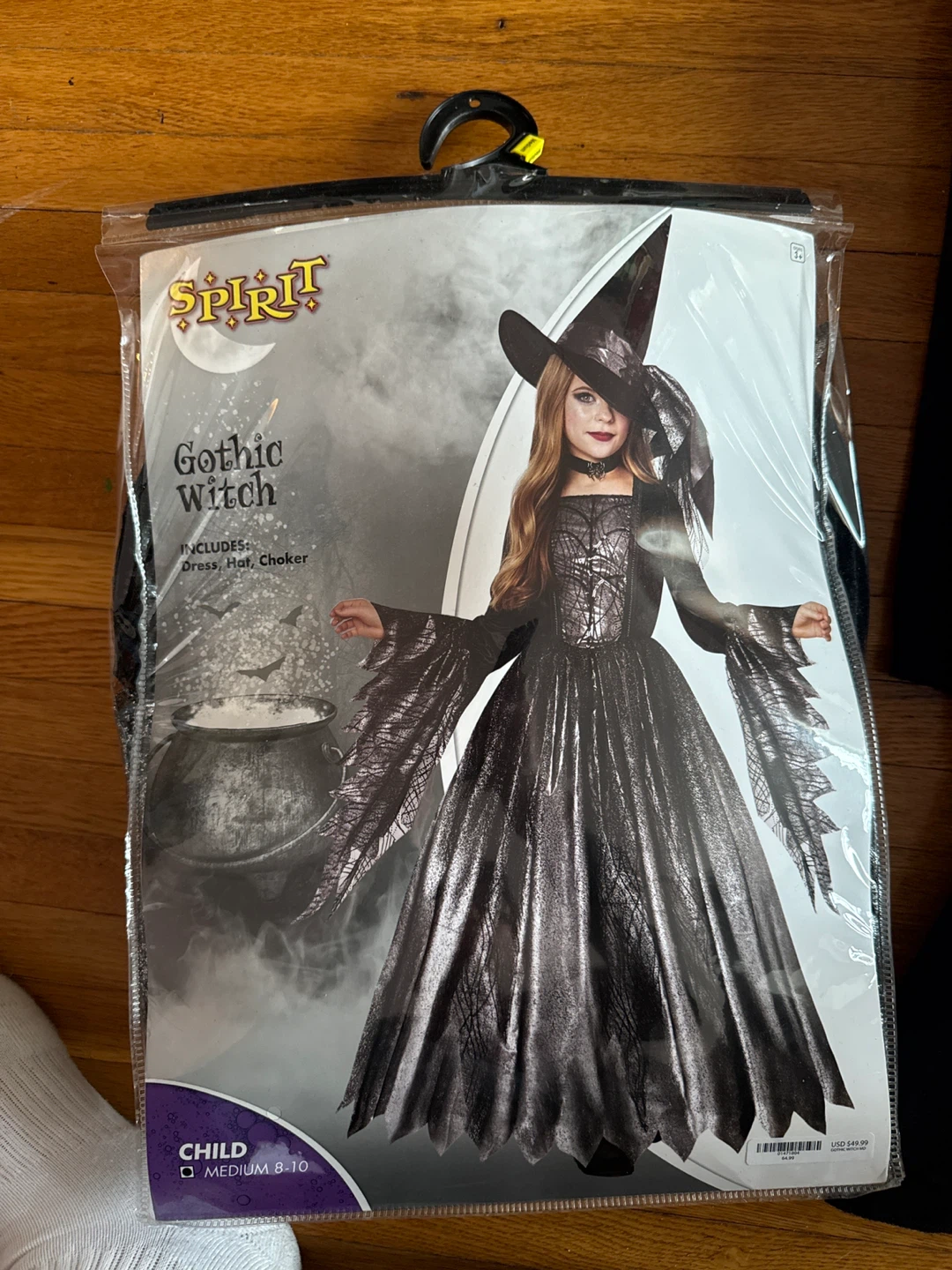 Spirit Halloween Gothic Witch Costume Medium