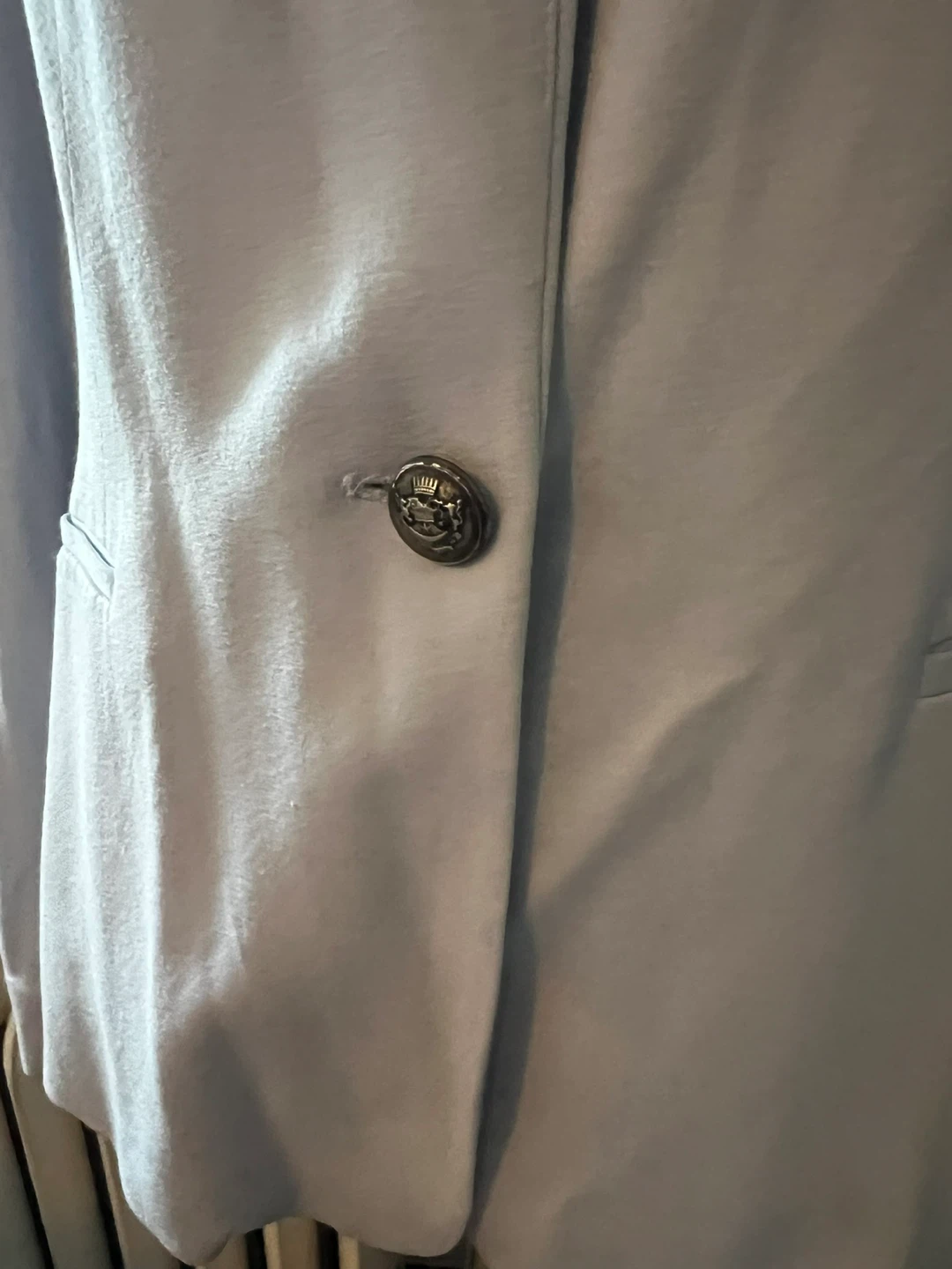 Zara Basic Light Blue Blazer - photo 2