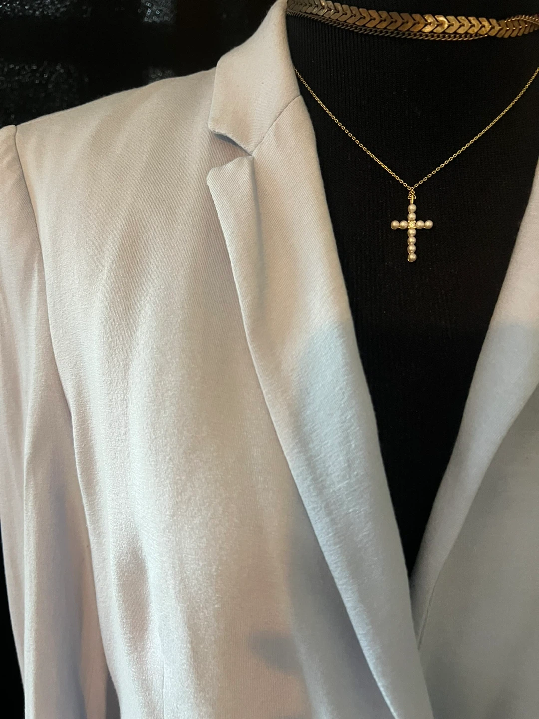 Zara Basic Light Blue Blazer - photo 4
