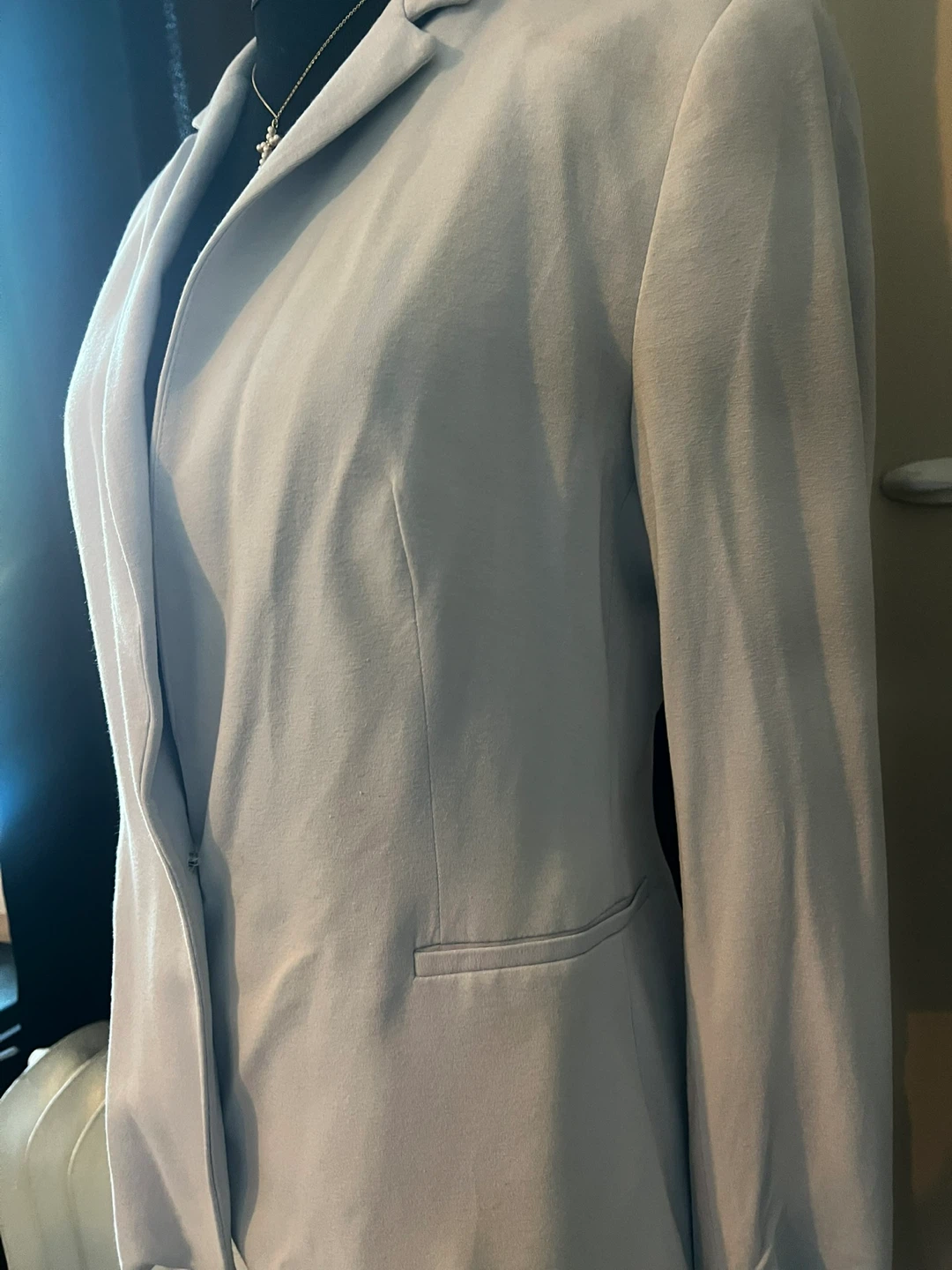 Zara Basic Light Blue Blazer - photo 3