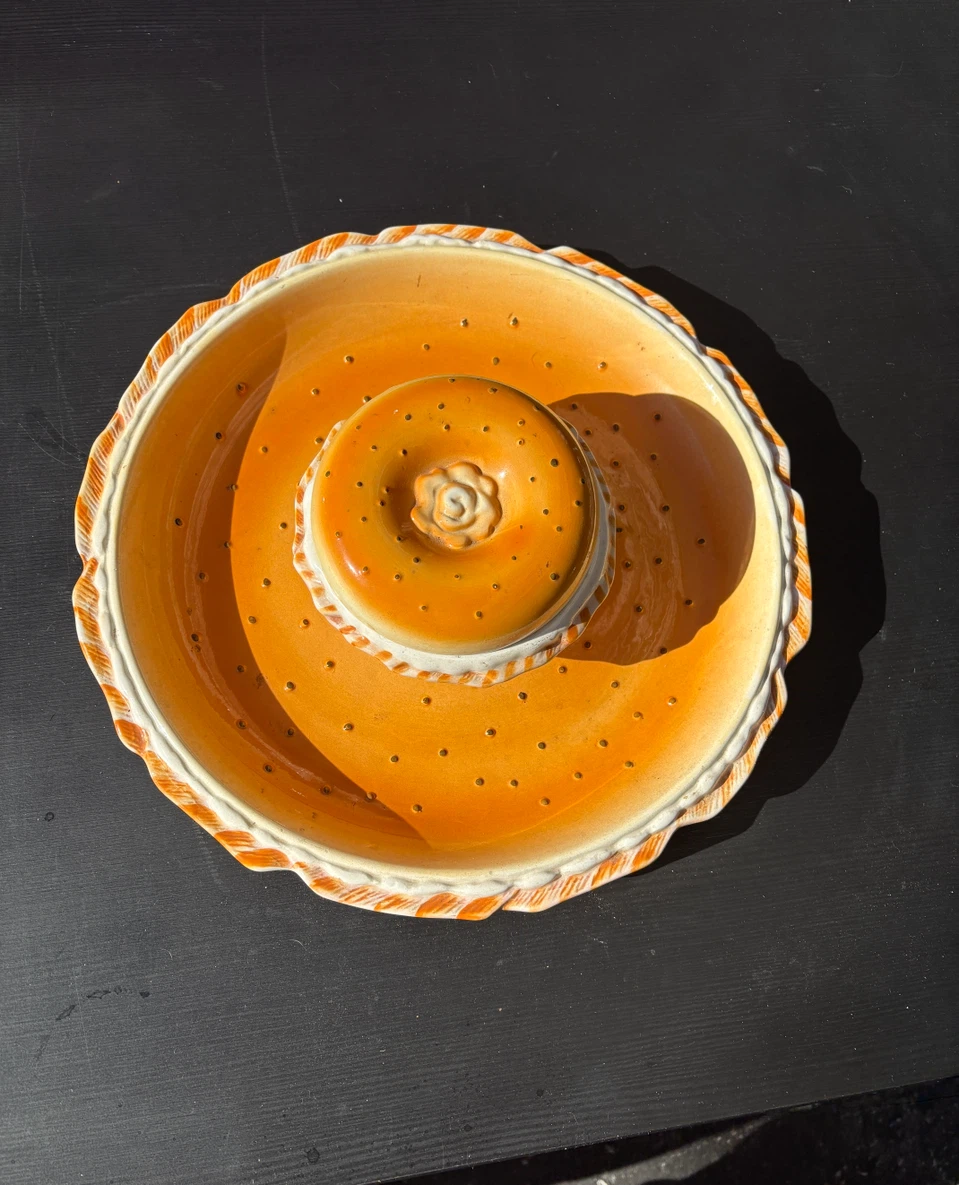 Ceramic Bagel and Dip Serving Dish - photo 2