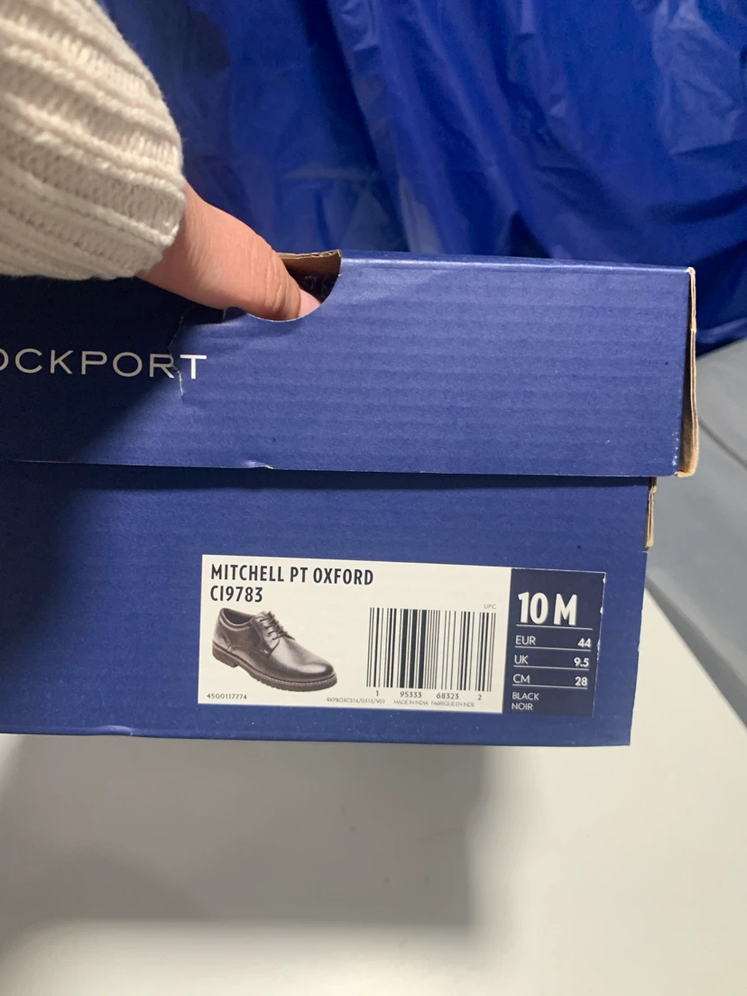 Rockport Mitchell PT Oxford Shoes Black 10M - photo 5