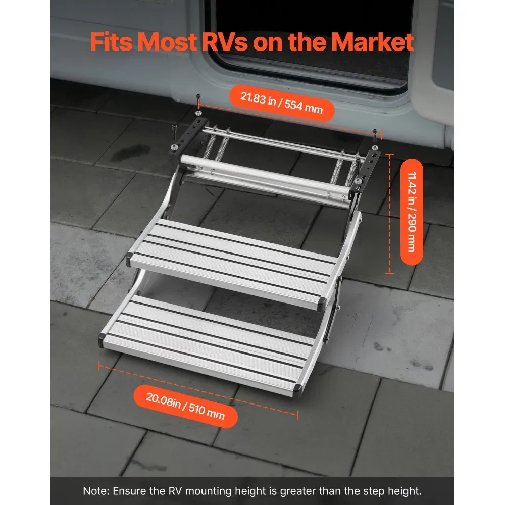 VEVOR RV Steps, 2-Step, 440 lbs Load - Brand new - photo 4