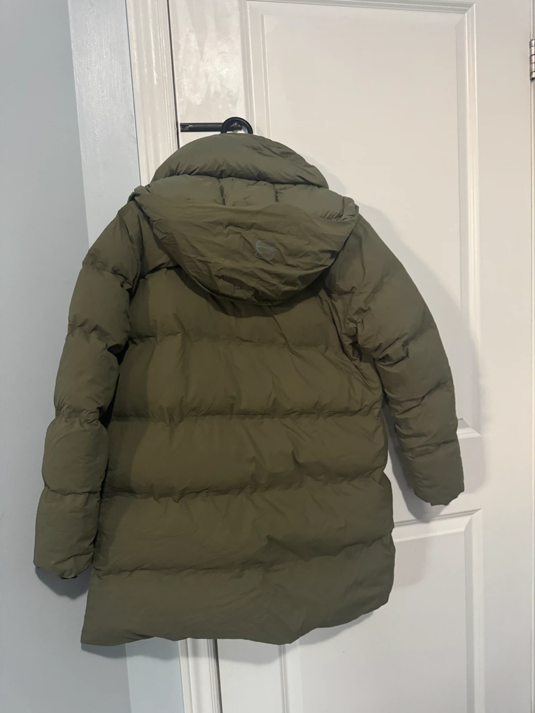 Aritzia The Super Puff2O Jacket Olive Green Size Small - photo 2