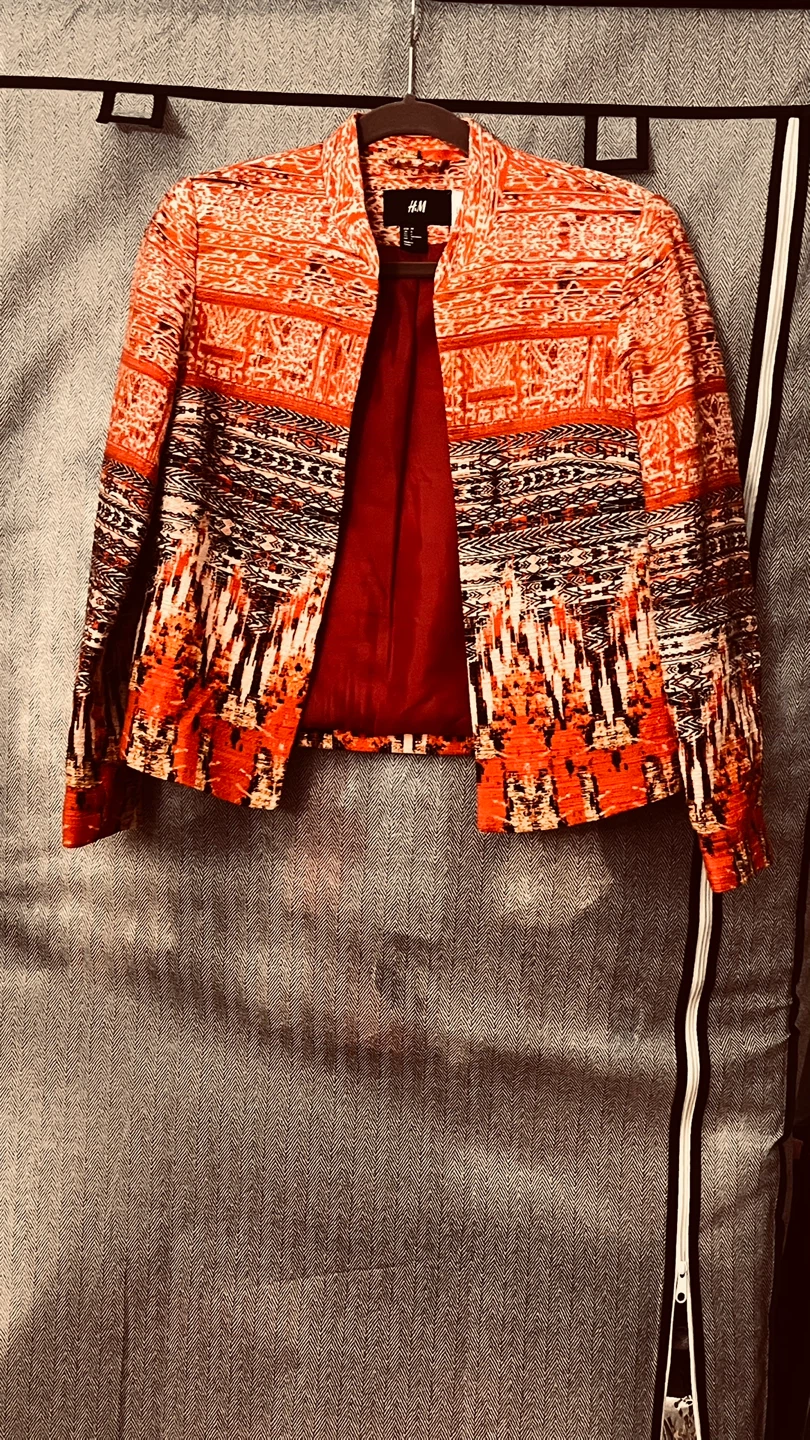 H&M Patterned Blazer Jacket