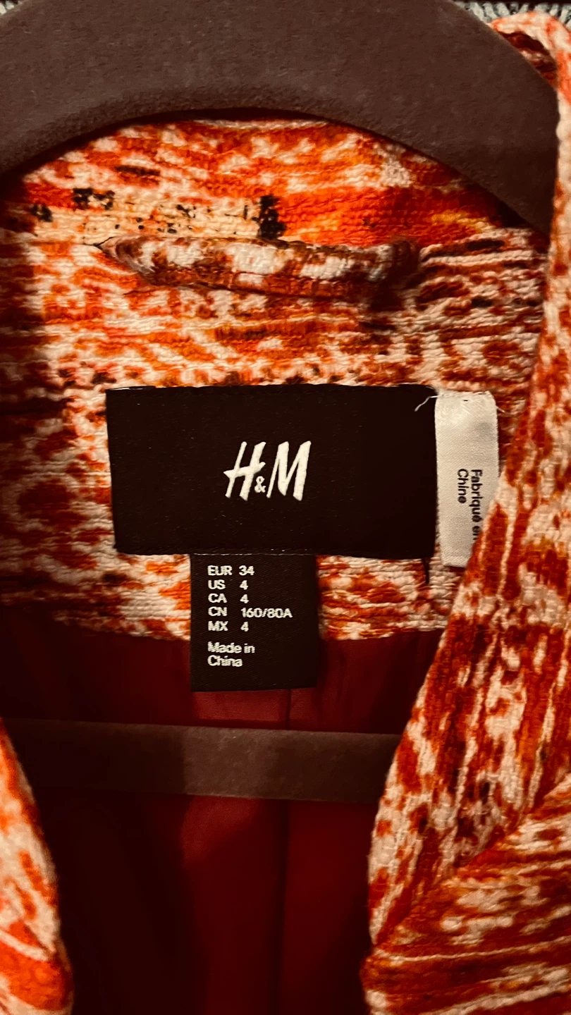 H&M Patterned Blazer Jacket - photo 2