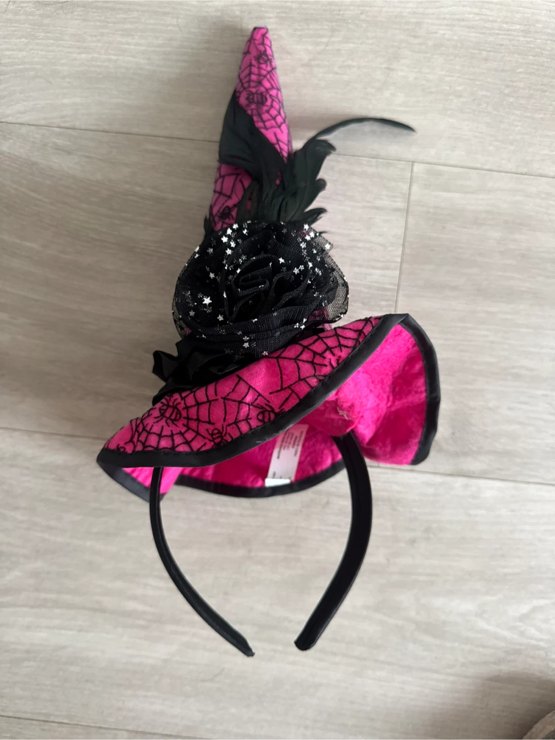 Pink Witch Hat Headband