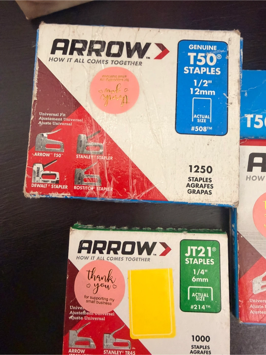 Lote 3 box Arrow Heavy Duty Staple Assortment - photo 2