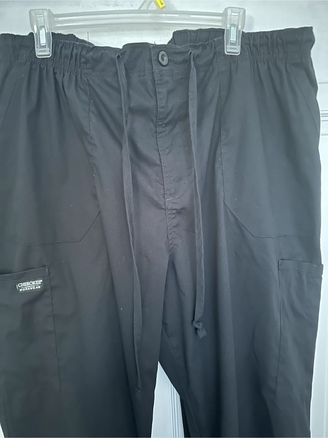 Cherokee Workwear Men's Scrub Pants, Black, XL - photo 4