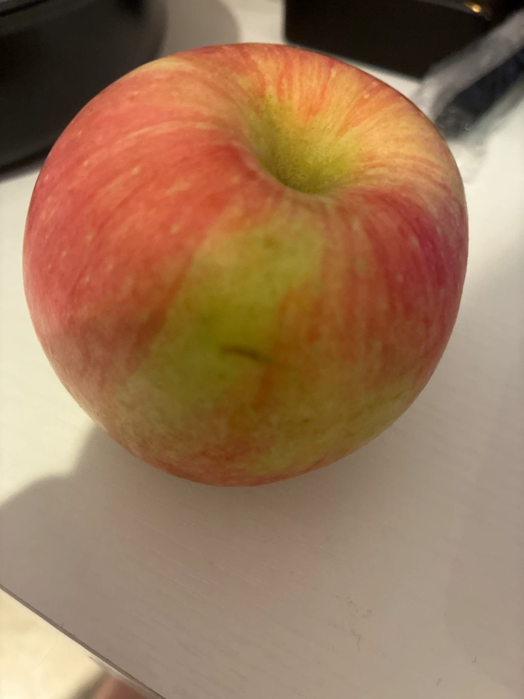 Fresh red and yellow apple