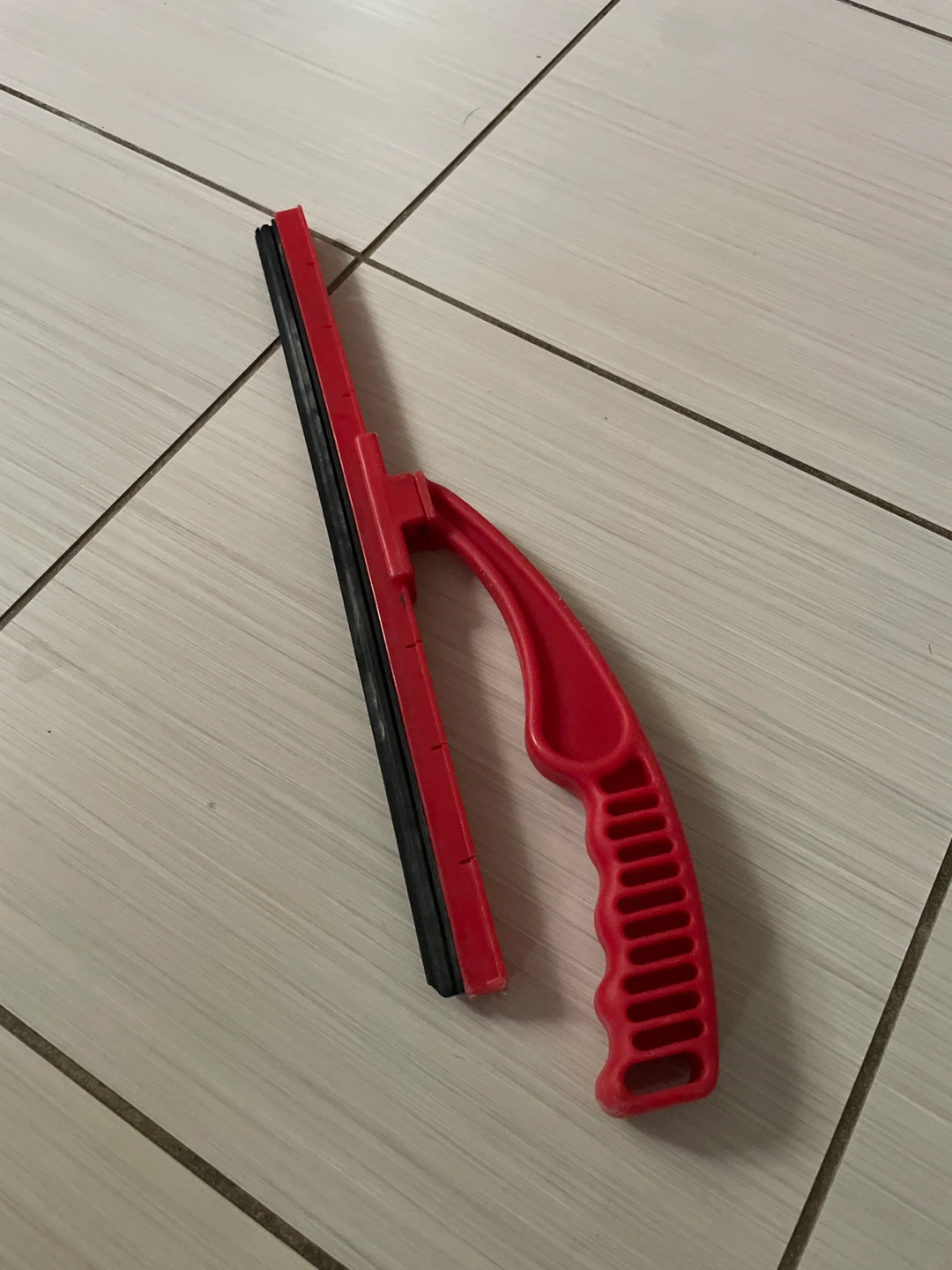 Red Plastic Squeegee
