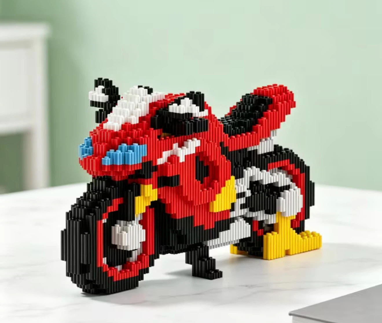 QZD Blocks Motorcycle Model 6801 kids gift items - photo 3