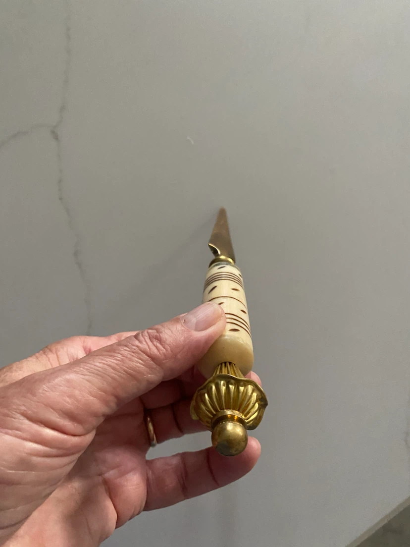 Vintage Brass Letter Opener - photo 3