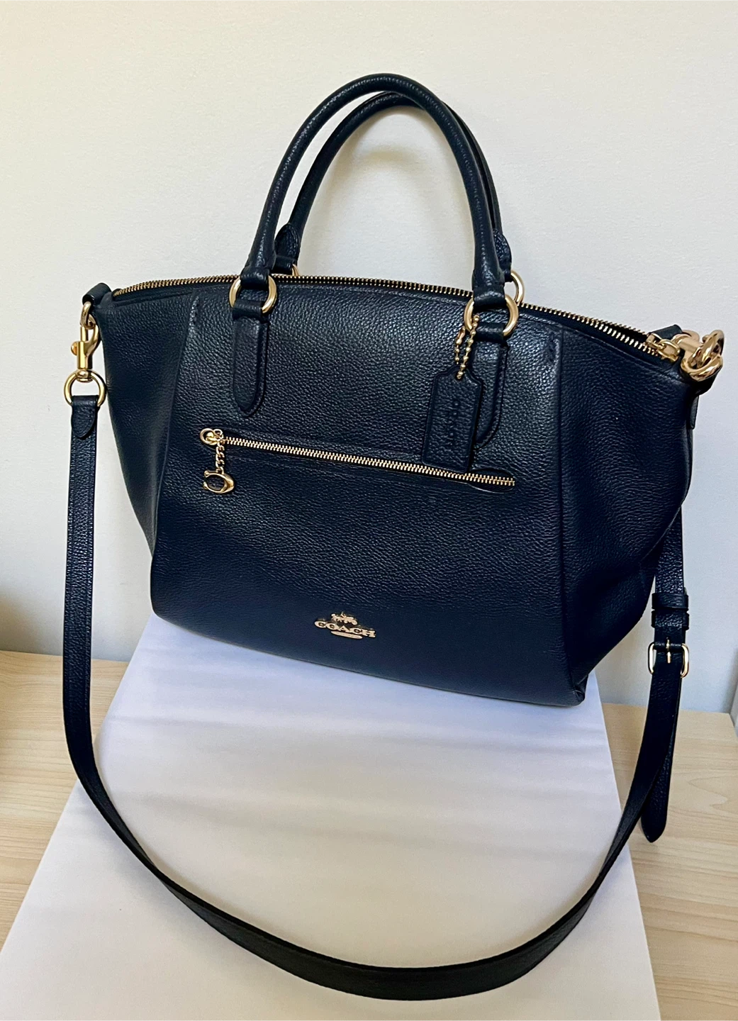 Coach Pebble Leather Handbag
